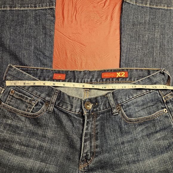 X2 Quality Denim Eva Full Leg Flare Low Rise sz10 E.U.C. - Picture 4 of 10